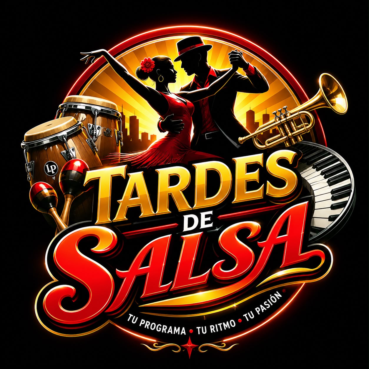 Logo del programa Tardes de Salsa